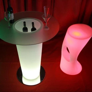 Outdoor fashion colorful waterproof LED Bar Table / Commercial Used LED light Bar Furniture
