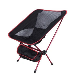 outdoor lightweight portable folding camping aluminum pole beach chair foldable ultralight oxford fabric fishing chair