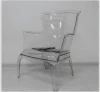 Outdoor Resin PC Restaurant Chair with armrest