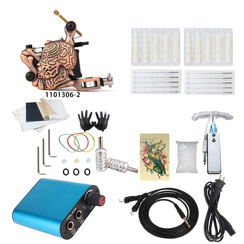 over 20 years experience/supplier of tattoo companies /OEMEmbossing Tattoo Machine Kit