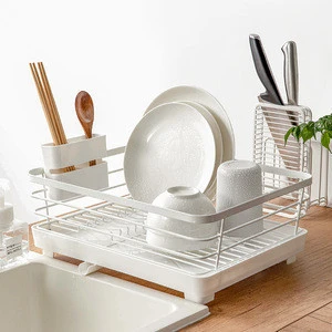 Over The Sink Dish 2 Layers Rack Kitchen Storage Multifunction Dish Rack