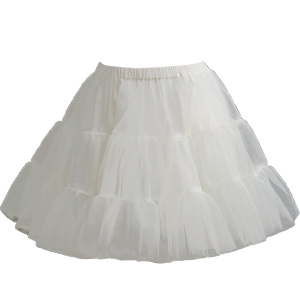 P1053 New Design 5-hoops Crinoline Puffy Petticoat for Bridal girl Wedding Dress