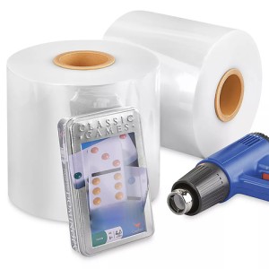 Package Printed Packaging Heat Shrink Plastic Wrap Plastic Roll 10 12 15 19 25 30mic Pof Film Transparent
