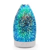 Part with Sleep Mode Colorful Changing Light 100mL 3D Glass Essential Oil Humidifier Aroma Diffuser