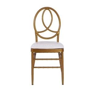 Party Supplier Gold Banquet Stacking Phoenix Chair With Cushion #YC-022
