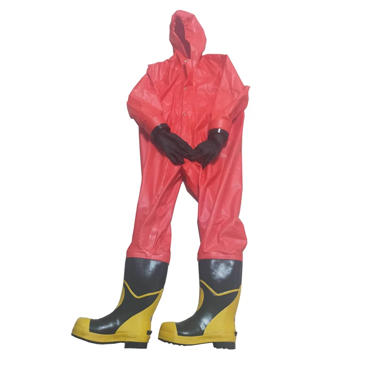 Personal Protection Equipment chemical resistance suit For firefighting rescue