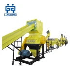 pet bottle flakes washing recycling production line / waste plastic flakes recycling machine price