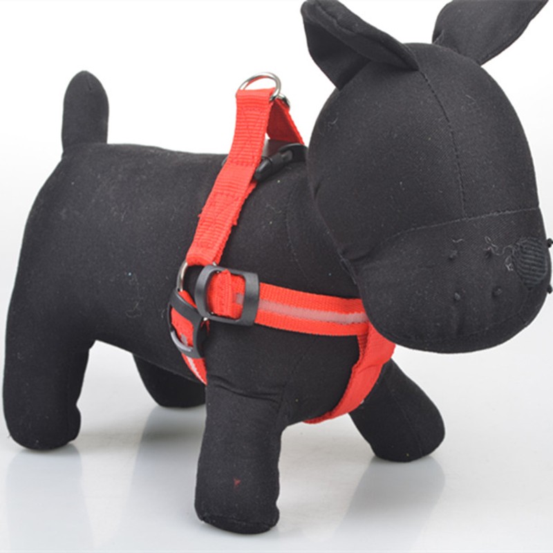 Pet Supplies Dog Accessories Rechargeable Colourful Led Light Dog Harness