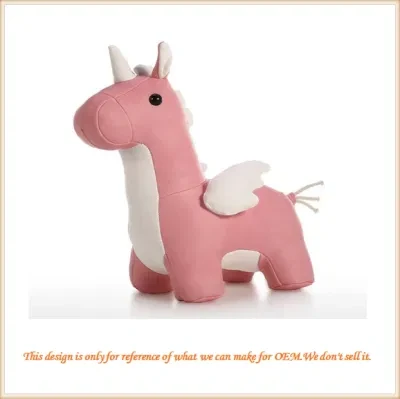 Pink Unicorn Stuffed Toy for Children/ Soft Animal Toys/ Custom Plush Toys