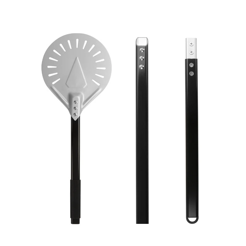 Pizza Peel Aluminum Pizza Shovel With 80/120/160cm Long Handle Custom 7 8 9 inch Pizza Paddle Factory Pastry Baking Accessories