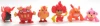 plastic 2-3 cm 144pcs Pokemon Action Figures