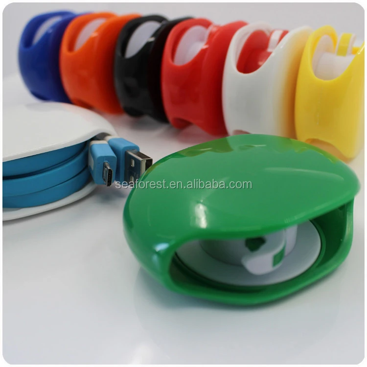 Plastic Automatic Earphone Cord Organizer Cable Winder With Custom Logo
