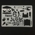 plastic cake stencil for decoration custom made factory sales