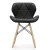 Import Plastic Chair PU Leather With Eiffell Legs PU Leather Dinning Chairs from China