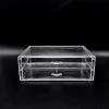 Plastic Cosmetic Storage Box Clear Rectangle Makeup Drawers Large Makeup Organizer