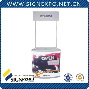 Plastic Folding Exhibition Display Tables Promotional Table Stand