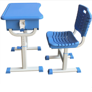 Plastic Material And School Desk Specific Use Children Desk And Chair Set