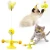 Import Popular Pet Cat Spring Windmill Interactive Cat Toy from China