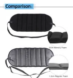 Portable Adjustable Memory Foam Foot Hammock for Airplane and Office