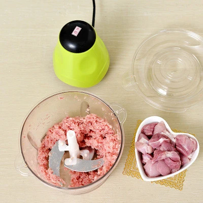 Portable household ABS mini electric meat grinder
