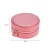 Import Portable Round Jewelry Box Travel Zipper PU Leather Jewellery Packaging Display Organizer Gift Box Earring Storage Case from China