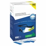 Pre-Moistened Cleaning Tissues, PK100