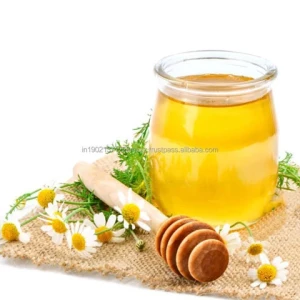 Premium Quality 100% Pure and Natural 1kg Multiflora Honey Round glass jar Best Manufacture price with good custom packing