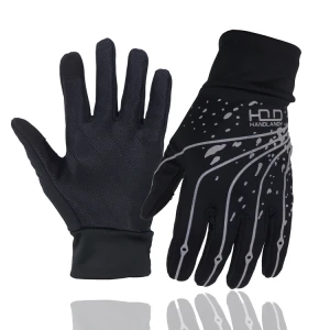 PRI Black Thermal Running Gloves, Touchscreen Outdoor other Sport Riding Gloves for Men Women