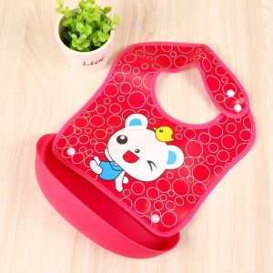 Private label baby products free sample lovely infants bibs funny silicone baby bib