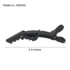 Private label hair salon used alligator and crocodile with teeth hair section hair clip in plastic