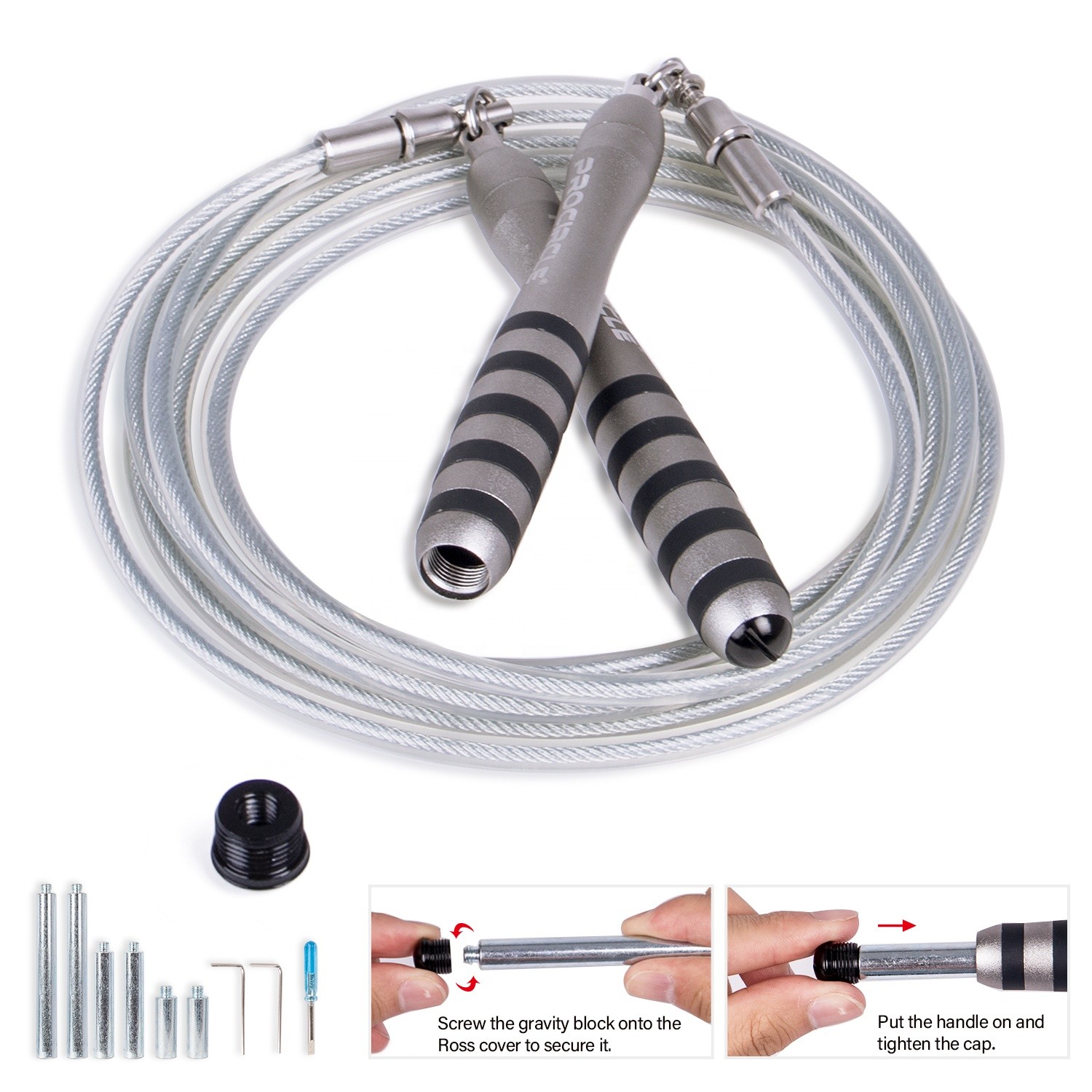 Buy Procircle Exercise Equipment Frosted Buckle Jump Rope from ...
