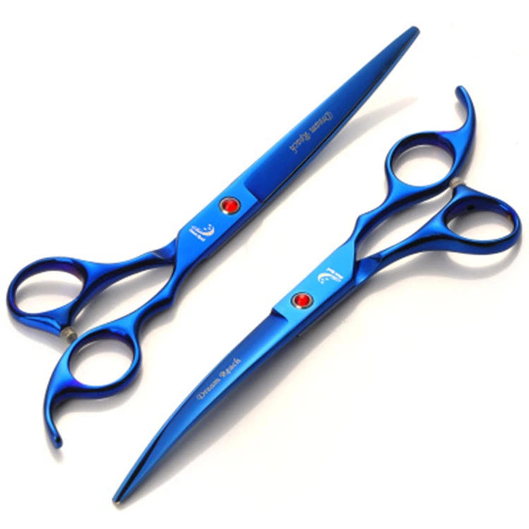 Professional 440c japanese steel german barber salon hair cutting scissors set