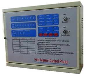 Professional fire control panel zone alarm strobe siren security system