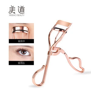 Professional Metal Custom Rose Gold Eyelash Curler Lash Lift With Silicone Pad