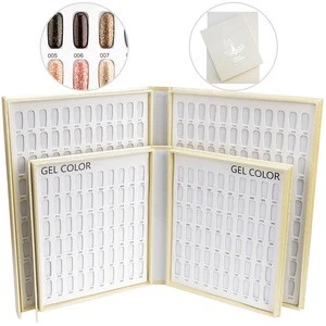 Professional Model Nail Gel Polish Color Display Box Book Dedicated 216/120 C Card Chart Painting Manicure Nail Art Tools