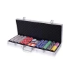 Promotion  300pcs Poker Chip Set With Red Aluminum  In Aluminum Case