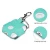Import PU Leather Case Cover for Airpods Headphone Accessories with Carabiner Hook from China