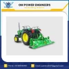Puddler Cum Leveler Tractor preparing the seedbed for transplanting rice