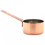 Pure Copper Material cookware type round mini copper saucepan