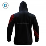 PURE custom fashion style men hoodie jacket pullover sweatshirts Blank black baseball hoodie wholesale