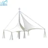 Pvdf pvc coated fabric tensile structure membrane cover marquee garden tent