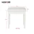 Import Q-80H HEBIKUO Musical instruments modern wooden piano stool bench white piano chair from China