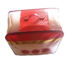 Quality transparent pvc zipper quilt storage blanket packaging tote bag with handle