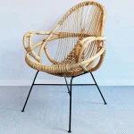 Rattan Leisure Outdoor Furniture Swimming Pool Beach Rattan Lounge Chair Outdoor Furniture Natural Rattan Chair