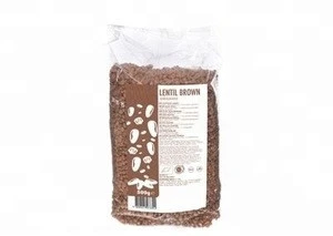 Raw Brown Lentils Vegan And Gluten Free Certified Organic | Private Label | Bulk