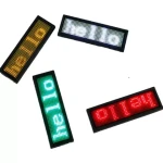 Recharge Programmable Small LED Display Screen Electronic LED Name Badge