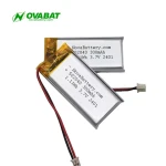 Rechargeable LiPo Battery 502040 3.7V Lithium Polymer Li-polymer Battery 502040 300mah mp3 player Toy Led Lithium Ion Battery