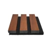 100% Recyclable PET Wood Slat Acoustic Wall Panels Soundproof for Wall and Ceiling