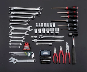 Red Case Color Standard Power Mechanic Tool Set