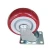 Import red color 4 inch caster wheel hardwood floor polyurethane caster wheel from China